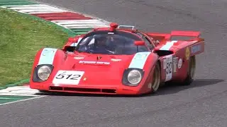 Ferrari 512 M Iconic V12 Pure & Raw Sounds in Action at Mugello Circuit!!!