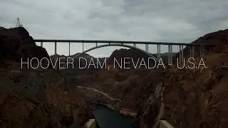 Walking at the Hoover Dam, Nevada, U.S.A. - 4K
