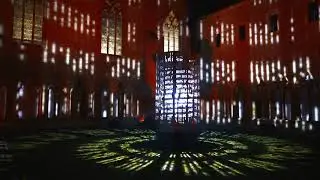 Luther, Thesen, Zylinder, - Eine Lichtkunstinstallation 2017