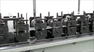Rack and shelving pillars fully automatic roll forming line