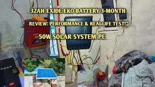 &ldquo;Exide EKO 32Ah Battery Honest Review After 3 Months | Real Performance Test 2026 |As electrician up