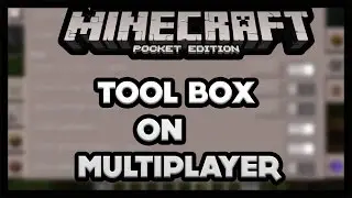 How to Use ToolBox Mod on Multiplayer Minecraft pe | too many item mod  MCPE ( Pocket edition)