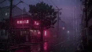 90s Tokyo Rain Through the Night &mdash; Nostalgic Lofi Beats for Deep Work