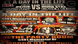 BBL & BLDFILMS PRESENTS A DAY IN THE LIFE WEIGHT IN'S GENIE AND IMMO STAX