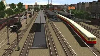 Berlin Westend - Betrieb im Bahnhof