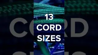 💁&zwj;♀️ 13 Cord Sizes, Side-By-Side!