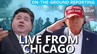 LIVE from STOP TRUMP'S ICE INVASION Emergency Protest in Chicago | Trump Calls to JAIL IL Governor