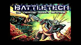 Battletech Crescent Hawk's Inception - Introduction screen - MS-DOS game 1988