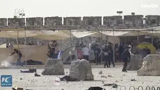 Clashes between Palestinians, Israeli police erupt at Jerusalem holy site
