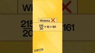 Cricket + Rain 🌧 + Math = DLS Method Explained