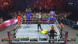 WWE 2K25 The Living Legends vs mutiny More Main Event Iron Man Match