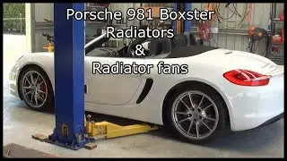 Porsche 981 radiator and fans