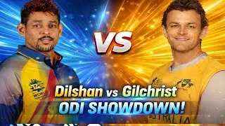 ​The Battle of Legends: Tillakaratne Dilshan vs Adam Gilchrist ODI Stats #icc #odicricket #cricket  