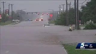 Yukon family returns to find neighborhood flooded this weekend