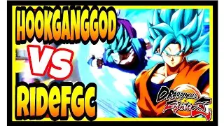 DBFZ Hookganggod ( Goku Blue Bardock Yamcha ) vs RideFGC ( 18 21 Cooler ) FIGHTERZ SEASON 3