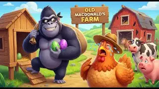 Old MacDonald&rsquo;s Farm Adventure | Funny Monkey, Colorful Eggs & Happy Animal Rescue! 🐔🐥🐒🌾