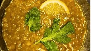 healthy lentil soup recipe |  high-protein & easy to make