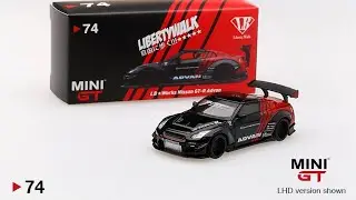Nissan GT-R Advan Liberty works mini gt 1:64#diecast #minigt #toys #164scale #short
