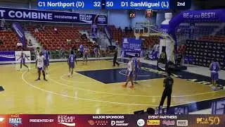 🏀 PBA Season 50 Draft Combine D2 Mini Tournament: SEMIS - C1 Northport (dark) vs. D1 SMB (light)