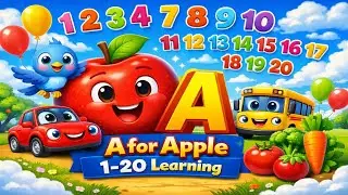 Preschool Learning Fun | Alphabet A | Numbers | Birds | Vehicles | Vegetables