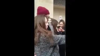 Tyler Blackburn taking his last pictures with French fans in Paris (26.01.16)