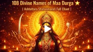 ದುರ್ಗಾ ಅಷ್ಟೋತ್ತರ ನಾಮಾವಳಿ 🙏 ದುರ್ಗಾದೇವಿಯ 108 ನಾಮಗಳು  ಶಕ್ತಿ, ರಕ್ಷೆ ಮತ್ತು ಶಾಂತಿಗೆ ಪಠಣ