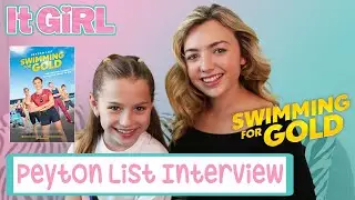 😍 Peyton List Australian Interview | Swimming For Gold | It GiRL