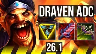 DRAVEN & Karma vs EZREAL & Alistar (ADC) | 57K damage | KR Grandmaster | 26.1