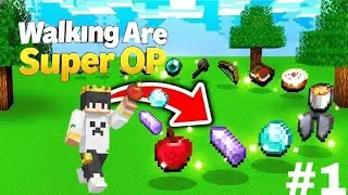100 DAYS BUT Walking Are Super OP ITEM IN Minecraft 😱