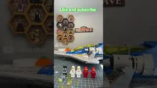 Lego space ship review #lego #legominifigures#space #spaceship #legospace #legospaceship