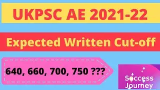 UKPSC AE 2021-2022 | Expected Written Cut-off | Civil Engineering