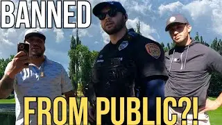 BANNED FROM A PUBLIC GOLF COURSE?! MANAGER LOSES HIS MIND AND CITIZEN GETS CRAZY!