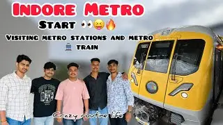 Indore Metro train 🚇 start 👀 ll #trending #metro #indore #viralvideo #youtubeshorts