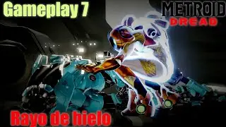 Metroid Dread Impulso giratorio , rayo hielo gameplay 7
