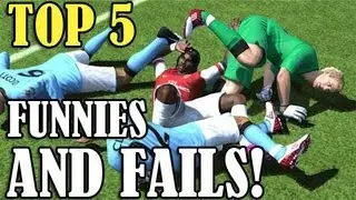 FIFA 14 - Top 5 Fails & Funnies!