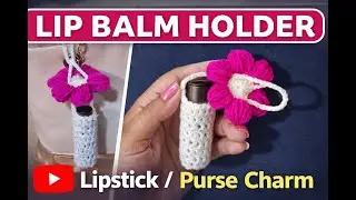 Lipstick holder #crochet #diy #beginnerfriendly #crochetutorial #crochetinspiration