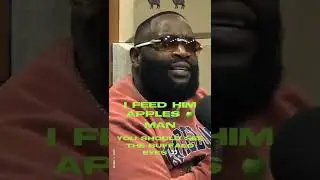 Rick Ross on Feeding Buffalo Apples 🍏#shorts#funnymoments#rickrossinterview#feedinganimals#rickross