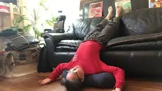 Iyengar Yoga for Immune-Boosting: Chair Sarvangasana (Shoulderstand)