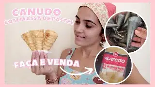CANUDO COM MASSA PRONTA DE PASTEL| Dicas de recheio, de armazenamento e de venda!