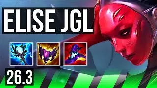 ELISE vs ZAAHEN (JGL) | 43K damage | EUW Challenger | 26.3