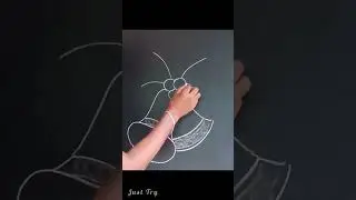 How to draw a Christmas bell drawing #shorts #Christmas drawing #christmas bell drawing #Just Try