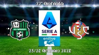 Sassuolo - Cremonese | 22° giornata Serie A EniLive 25/26 | Simulazione su EA FC 26