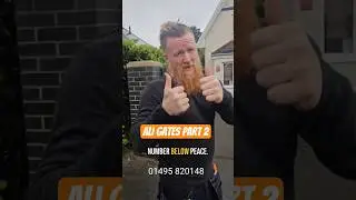 Electric Gate Install Cardiff Wales: Aluminum, BFT 24V & Key Fob (Part 2)