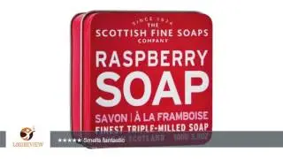 The Scottish Fine Soaps Company Soap Tin Collection - Raspberry (100)g | Review/Test