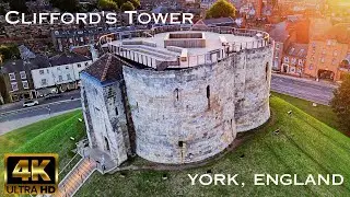 Clifford's Tower - York, England | United Kingdom | DJI Mini 3 Pro