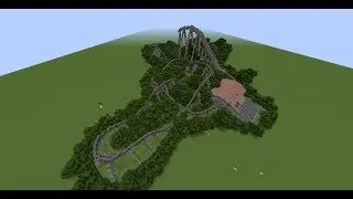 Minecraft Roller Coaster Timelapse