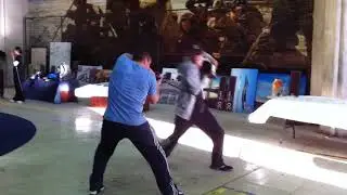 G.I Joe Retaliation ilram choi Rehearsing with Ray Park