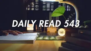 Read With Me Daily / ☘️ Day 543 / 1 Hour Reading With Soothing Piano Music / Study With Me