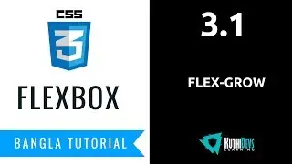 3.1 - flex-grow | FlexBox Bangla Tutorial