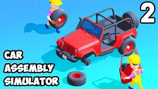 Car Assembly Simulator part 2 Gameplay Walkthrough | iOS, Android, Casual Game